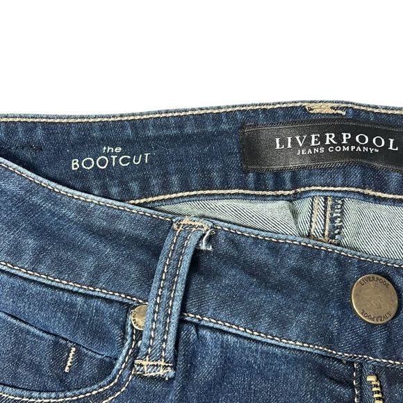 NWOT LIVERPOOL Jeans Company The Bootcut Dark Denim Jeans Women's Size 2/26 - Picture 8 of 16